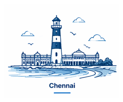 Chennai port illustration