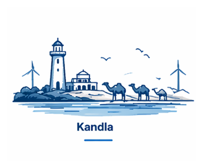 Kandla port illustration