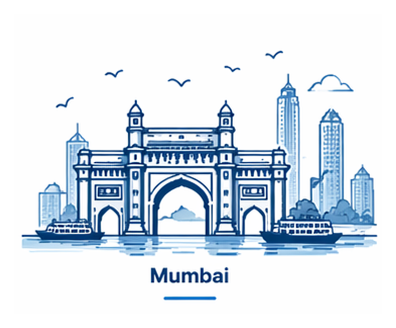 Mumbai port illustration