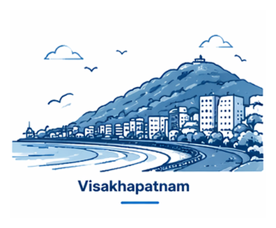 Visakhapatnam port illustration